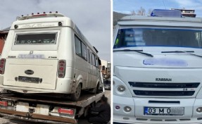 İkiz plakalı minibüslerin sahibine ceza