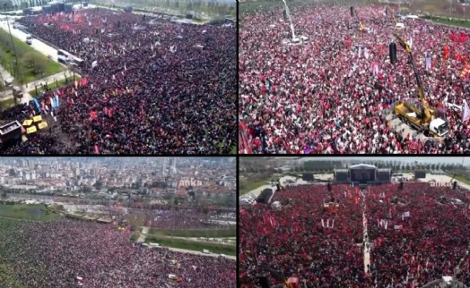 İmamoğlu mitingi için eşi benzeri görülmemiş kalabalık! Özel, katılımcı sayısını açıkladı