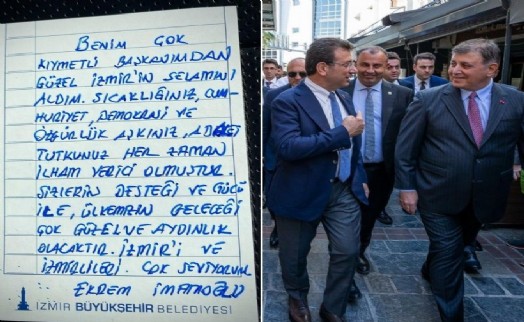 İmamoğlu'ndan İzmirliler'e mesaj: 'Özgürlük aşkınız, tutkunuz ilham verici'