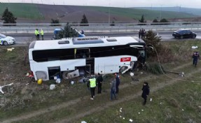 İskeçe Karnavalı'ndan İzmir'e dönüş yolunda kaza: 37 yaralı