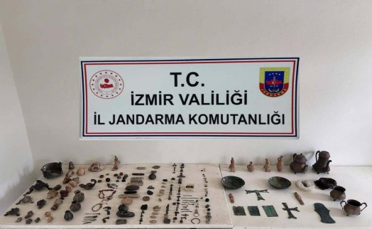 İzmir'de tarihi eser operasyonu: 1 gözaltı