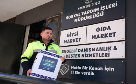 Konak'ta dayanışma ruhu: İhtiyaç sahipleri için gıda kolileri yola çıktı