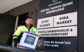 Konak'ta dayanışma ruhu: İhtiyaç sahipleri için gıda kolileri yola çıktı