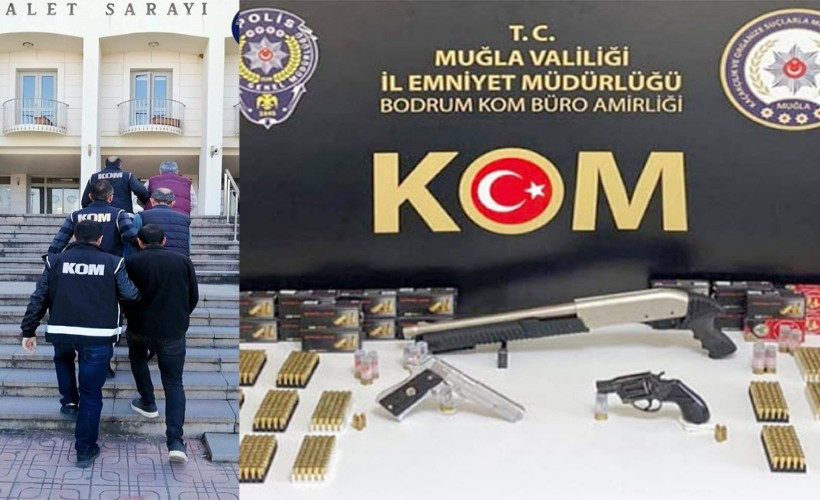Muğla'da silah kaçakçılığı operasyonu; 3 gözaltı