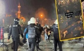 Polisten eylemcilere ters kelepçe, Instagram'a hikaye!