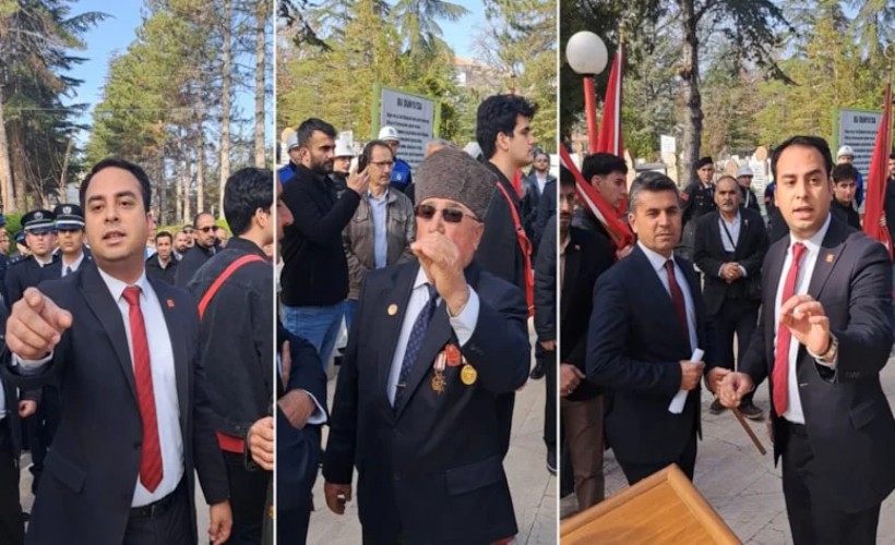 Resmi törende skandal: Çanakkale Zaferi'nde Atatürk'ü anmadılar! Gaziler isyan etti