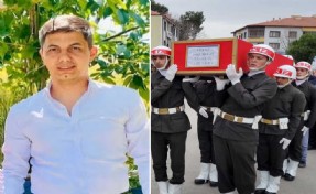 Suriye'de kalp krizinden hayatını kaybeden uzman çavuş Afyon'da toprağa verildi