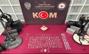 Tarihi eserlerle yakalanan 5 şüpheliye gözaltı