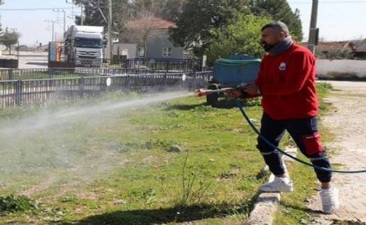 Menderes'te yabancı ot mücadelesinde ilk etap