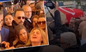 'Kuzeyin Oğlu' Volkan Konak'a veda... Eşinin feryadı yürek dağladı