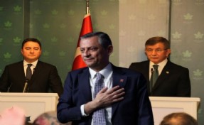 Ahmet Davutoğlu ve Ali Babacan'dan Özgür Özel'e tebrik