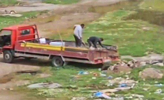 Aydın'da izinsiz moloz döken firmaya 23 bin 624 TL ceza
