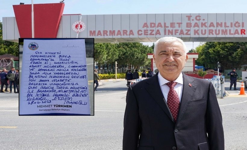 Başkan Türkmen'den İmamoğlu'nu Silivri'de ziyaret etti: İmamoğlu'ndan Kemalpaşa'ya özel not