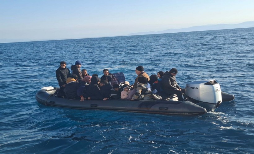 Bodrum'da 26 kaçak göçmen ile 1 göçmen kaçakçısı yakalandı