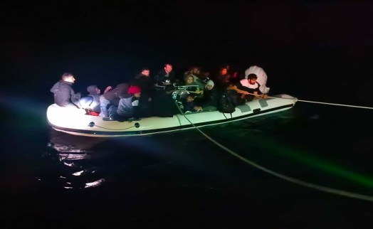 Bodrum’da 29 kaçak göçmen kurtarıldı