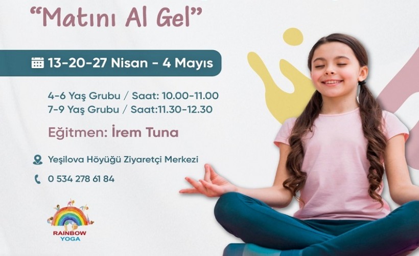Bornova Belediyesi’nden miniklere özel yoga etkinliği