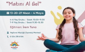 Bornova Belediyesi’nden miniklere özel yoga etkinliği