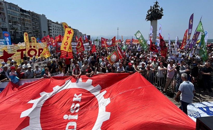 DİSK'ten İzmirlilere 1 Mayıs çağrısı: 'El ele omuz omuza Gündoğdu Meydanı'na'