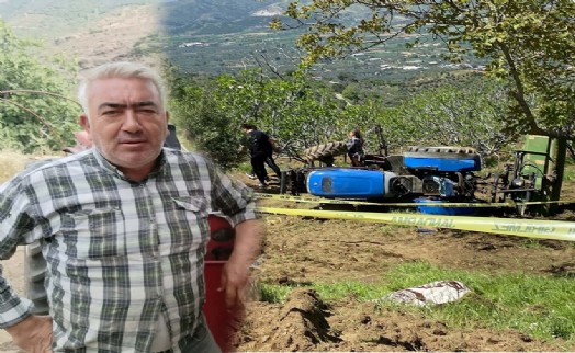 Devrilen traktörün altında kalan sürücü öldü