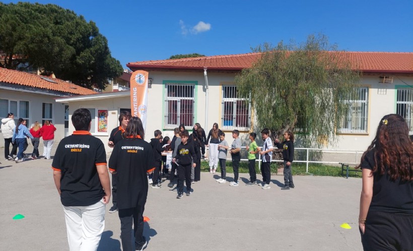 Dikili’de 'Hedef1000' projesi başladı! Oryantiring, 1000 öğrenciyle buluşuyor