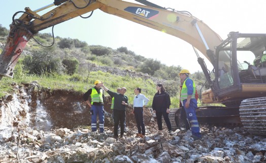 Efes Selçuk’ta kaliteli içme suyuna kavuşuyor: İlk kazma vuruldu
