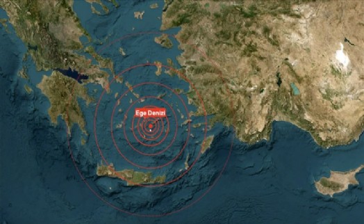 Ege Denizi'nde deprem