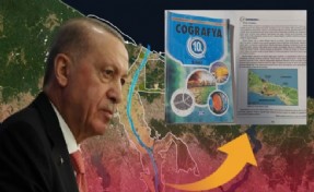 Erdoğan'ın 'Kanal İstanbul Projesi' 10. sınıf ders kitabında