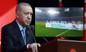 Erdoğan 'normal doğum' pankartını savundu: 'Bizim için beka meselesidir'