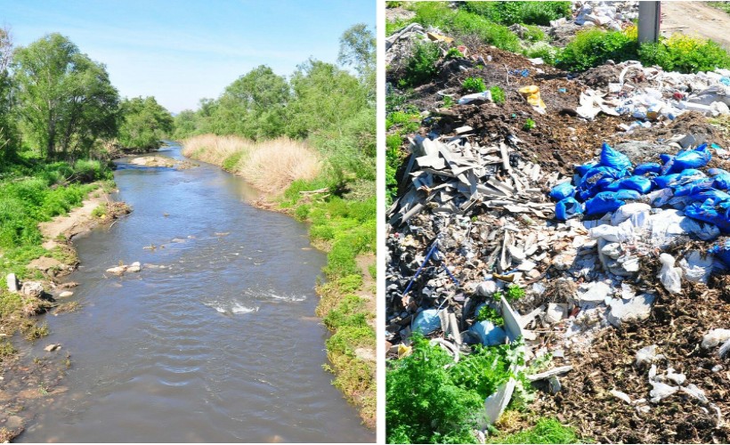 Gediz Nehri'nde bitmeyen kirlilik