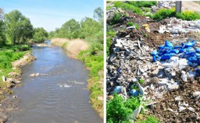 Gediz Nehri'nde bitmeyen kirlilik