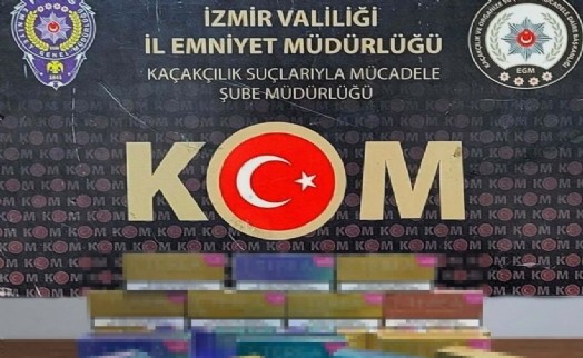 İzmir'de 6,5 milyon TL değerinde kaçak ürün ele geçirildi