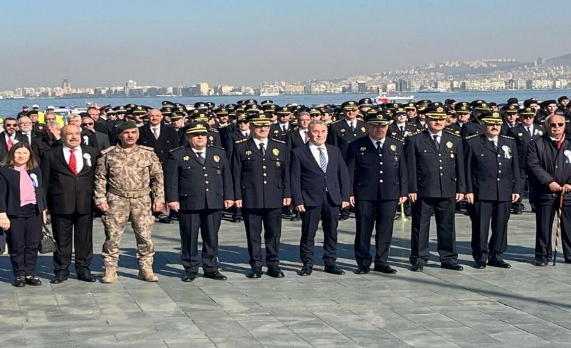 İzmir'de Türk Polis Teşkilatı'nın 180'inci kuruluş yılı kutlandı