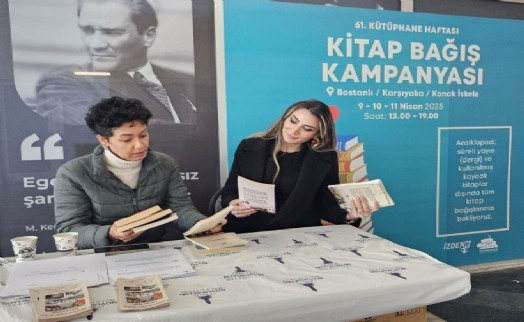 İzmir’de kitap kurtları için kitap bağışı kampanyası