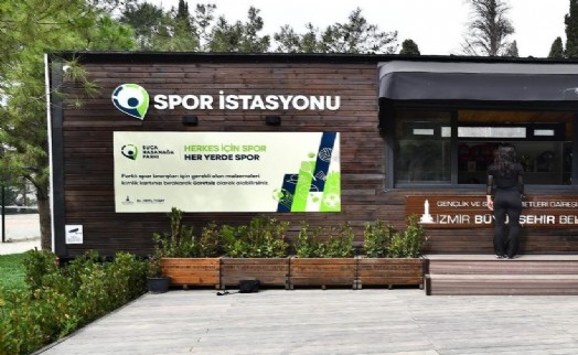 İzmir’in ilk spor istasyonu Hasanağa Bahçesi’nde açıldı