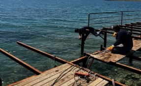 Kaçak iskele yıkıldı; 3 milyon TL ceza kesildi
