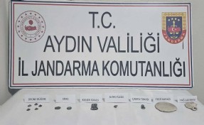 Kaçak kazıda çıkan objeleri satmak için müşteri arayan 4 şüpheli yakalandı