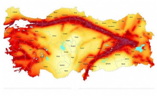 MTA yenilenmiş diri fay haritalarını yayınladı: 45 il, 110 ilçe fay üzerinde