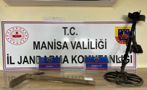 Manisa'da SİT alanında kaçak tarihi eser kazısına 1 gözaltı