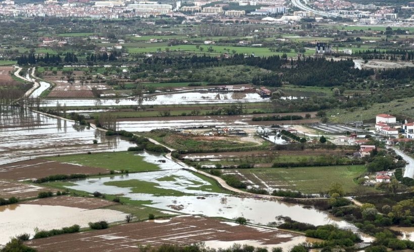 Muğla'da tarım arazileri su altında kaldı