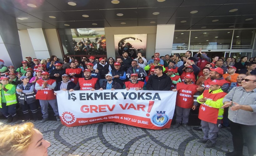Narlıdere’de belediye binasına grev ilanı asıldı: Sendika yönetimi masaya davet etti!