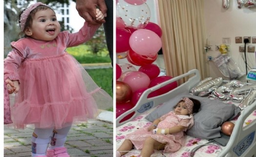 SMA'lı Mihra Helin, tedaviden sonra adım atmaya başladı