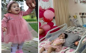 SMA'lı Mihra Helin, tedaviden sonra adım atmaya başladı