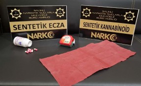 Üzerinde kağıda emdirilmiş uyuşturucu ele geçirilen şüpheli, tutuklandı