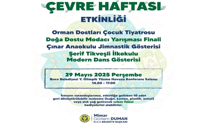 Buca’da çevre haftası dolu dolu geçecek