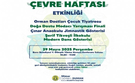 Buca’da çevre haftası dolu dolu geçecek