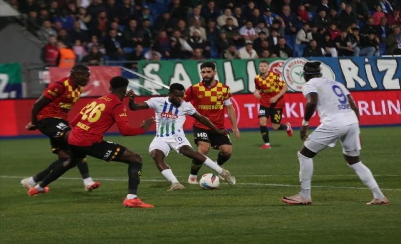 9 gollü maç! Göztepe, Rize'de dağıldı