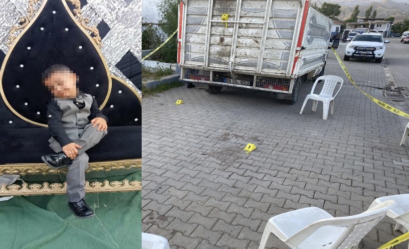 Akrabalarının nişanına giden 4 yaşındaki Enes, kamyonet kasasından düşerek öldü