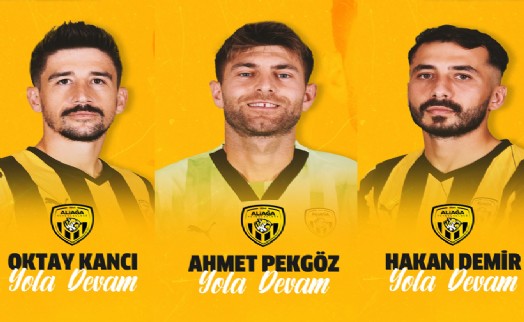 Aliağa FK'da 3 oyuncuyla yeni sözleşme yapıldı