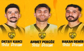 Aliağa FK'da 3 oyuncuyla yeni sözleşme yapıldı