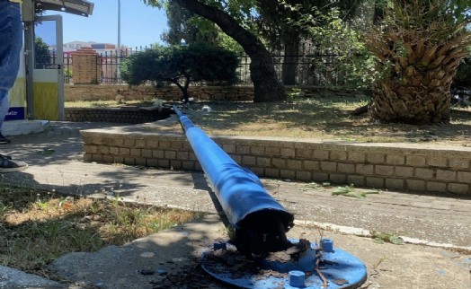 Aydın'da aydınlatma direği devrildi: 2 yaralı